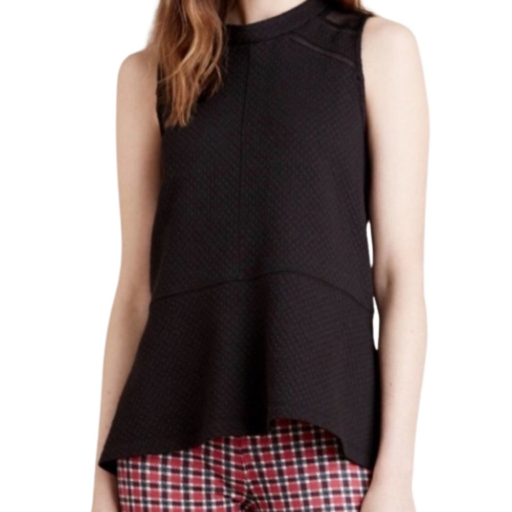Anthropologie Deletta Peplum Top